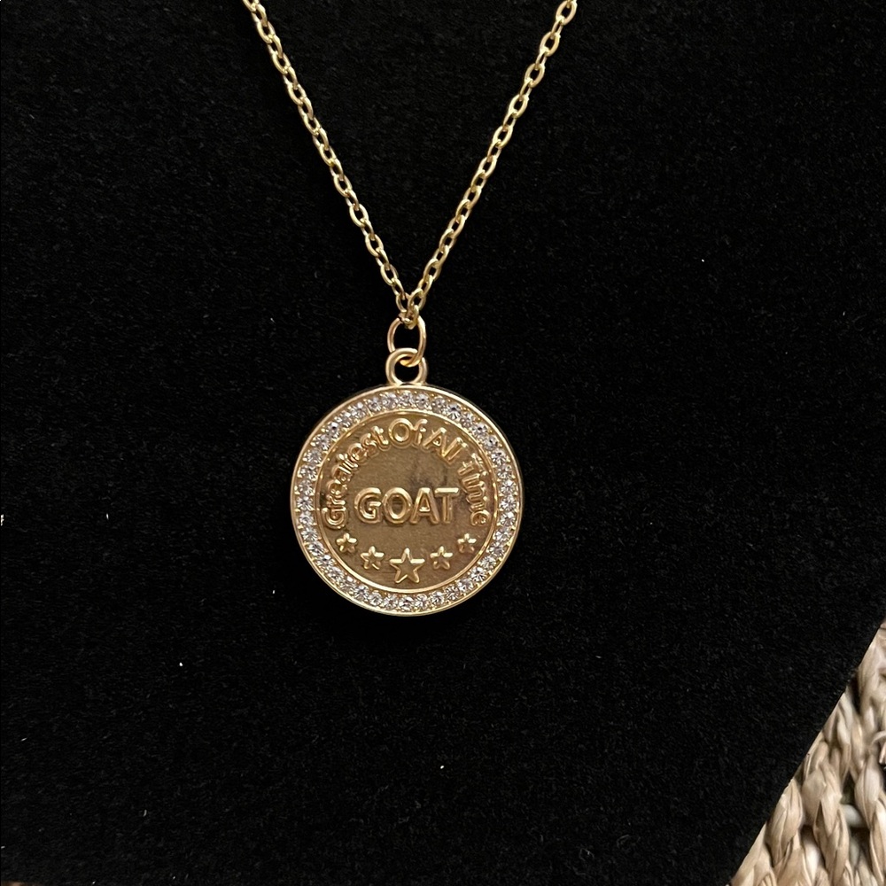 GOAT gold necklace